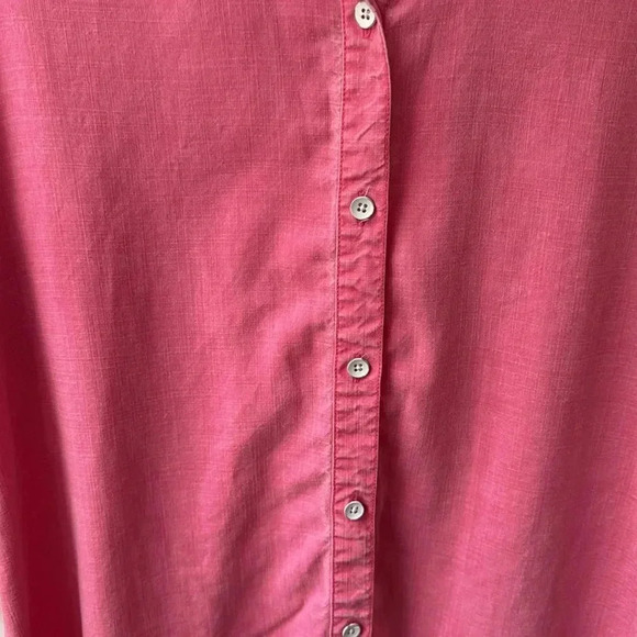 Coldwater Creek women’s button down tunic blouse size extra small 4-6 shirt pink - Picture 3 of 5